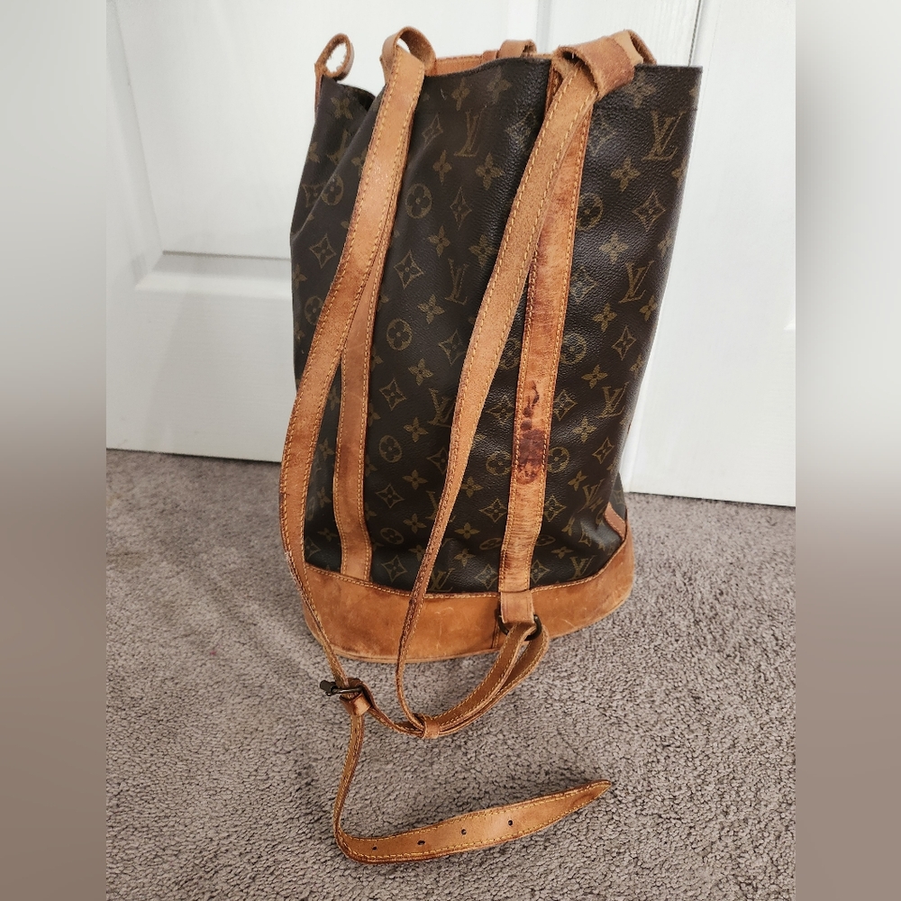 Louis Vuitton Vintage Monogram Randonnée GM Backpack with Detachable Pochette - Picture 12 of 16